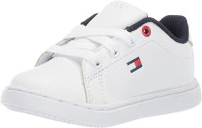 img 4 attached to 👟 Tommy Hilfiger Kids' Iconic Court Sneaker - Unisex Design