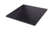high density polyethylene plastic sheet - jet black shade for durable applications logo