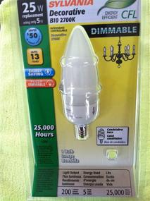 img 2 attached to Sylvania B10 2700K Dimmable CFL