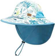 👶 foruhoo baby boys sun bucket hat - animal print | dry sun protection beach hat logo