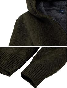 img 1 attached to Cozy and Stylish: Gioberti Boys' Knitted Cardigan Sweater Sherpa Collection