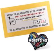 🧵 pat's top pick: size 28 tapestry needle - pack of 25 - including charming needleworker magnet decoration logo