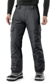 img 4 attached to ❄️ TSLA Men's Winter Snow Pants: Waterproof Insulated Ski Pants for Ultimate Protection