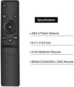 img 1 attached to 🔊 Gvirtue AH59-02758A Compatible Replacement Remote Control for Samsung Soundbar: HW-M360/ZA, HW-M370/ZA, HW-M430/ZA, HW-M450/ZA, HW-M4500/ZA, HW-M550/ZA