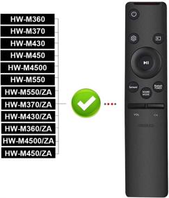 img 3 attached to 🔊 Gvirtue AH59-02758A Compatible Replacement Remote Control for Samsung Soundbar: HW-M360/ZA, HW-M370/ZA, HW-M430/ZA, HW-M450/ZA, HW-M4500/ZA, HW-M550/ZA