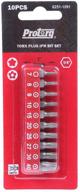 protorq torx plus ipr 7-40 tamper-proof security bits – high grade s2 steel, 10-piece set logo