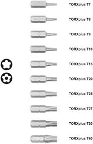 img 3 attached to Protorq TORX PLUS IPR 7-40 Tamper-Proof Security Bits – High Grade S2 Steel, 10-Piece Set