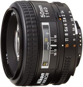 img 2 attached to 📷 Улучшенный объектив Nikon AF FX NIKKOR 50mm F/1.4D с автофокусом, идеально подходит для цифровых зеркальных камер Nikon.