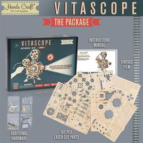 img 1 attached to 🎞️ Laser Cut Eco-Friendly Mechanical Wind Up Vitascope