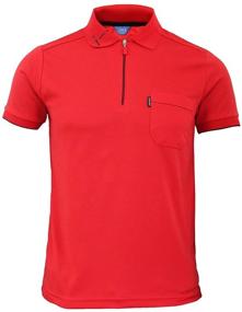 img 4 attached to 👕 Enhance Your Style with BCPOLO Men's Red Athletic Shirt Sleeve