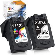 🖨️ starink canon 210xl 211xl ink cartridge replacement: affordable, high-quality print results, 2-pack in black color logo