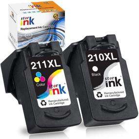 img 4 attached to 🖨️ Starink Canon 210XL 211XL Ink Cartridge Replacement: Affordable, High-Quality Print Results, 2-Pack in Black Color