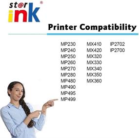 img 3 attached to 🖨️ Starink Canon 210XL 211XL Ink Cartridge Replacement: Affordable, High-Quality Print Results, 2-Pack in Black Color