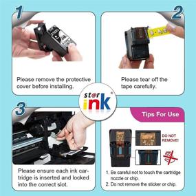 img 1 attached to 🖨️ Starink Canon 210XL 211XL Ink Cartridge Replacement: Affordable, High-Quality Print Results, 2-Pack in Black Color