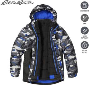 img 3 attached to Eddie Bauer Boys Coat Waterproof Boys' Clothing