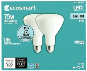 img 3 attached to 💡 EcoSmart Dimmable Daylight Bulb - 75 Watt Equivalent