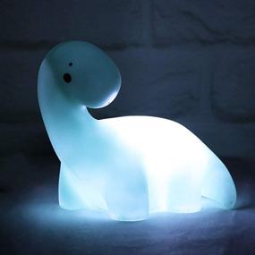 img 4 attached to Christmas Gift Sales: Cute Kids Night Light LED Lamp for Nursery Bedroom, Bedside Sleep Mood Nightlight - Dinosaur, Unicorn, Bear Toy - Ideal Gift for Children, Toddlers