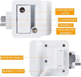 img 3 attached to SYNTOUR Trailer Deadbolt Replacement Security