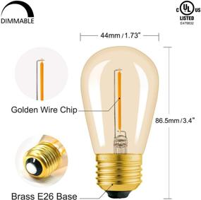 img 3 attached to Hizashi Dimmable LED Replacement Bulb with Incandescent Filament