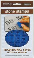 stepping stone stamps: midwest products traditional letters and numbers logo