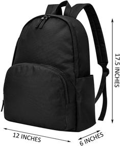 img 3 attached to 🎒 Customizable Lightweight Resistant Casual Daypack: Vorspack Backpack