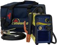 🔥 canaweld arc welding stick welder mma 201 - made in canada, 200 amp stick welder tig welder (lift), weld up to #4 electrode, igbt inverter, lightweight, 220v (150a @ 100% duty cycle), generator compatible logo