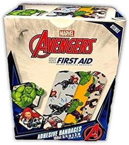 img 3 attached to 🦸 Marvel Avengers Assortment Adhesive Bandages 100-ct 3/4x3 - Hulk, Black Widow, Ant Man: A Superhero Solution for Wounds