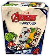 🦸 marvel avengers assortment adhesive bandages 100-ct 3/4x3 - hulk, black widow, ant man: a superhero solution for wounds логотип