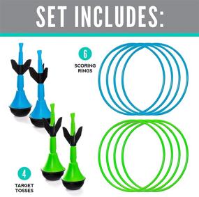 img 3 attached to Fun and Accurate: Franklin Sports Soft Tip Target Toss for All Ages