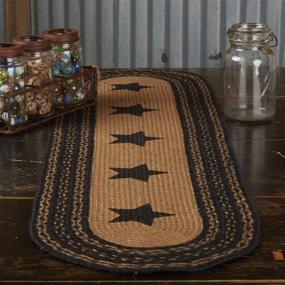 img 1 attached to 🏡 Farmhouse Braided Runner by VHC Brands