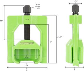 img 2 attached to 🚛 OEMTOOLS 24538 Heavy Duty U Joint Puller for Class 7-8 Trucks, Easy-to-Use U Joint Tool, Green