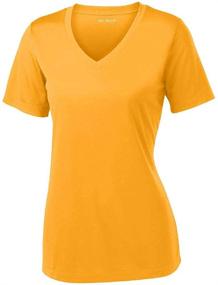 img 1 attached to High-performance Moisture Wicking Athletic Shirts for Women - Sizes XS-4XL