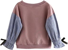 img 3 attached to 🐬 Cute Sequins Dolphin Little Girls' Pullover Sweatshirt from Mud Kingdom