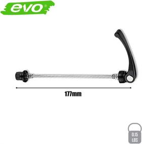 img 3 attached to 🚲 Evo Quincy Quick Release Skewer for Rear Axle Mount Rack Systems - 177mm: Secure and Hassle-Free Bike Rack Attachment