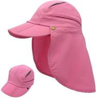 🧢 jormatt outdoor kids sun hat - uv sun protection, wide brim bucket cap, removable neck flap, upf 50+ - for toddler boys and girls logo