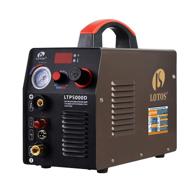 ⚡ lotos ltp5000d 50 amp non-touch pilot arc plasma cutter, dual voltage 110v/220v, 1/2 inch clean cut, brown - improved seo-friendly product name logo
