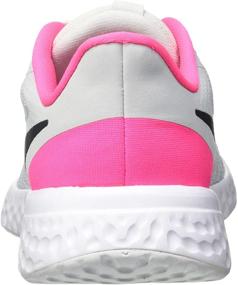 img 2 attached to Nike Revolution Running Shoes for Girls: White Anthracite Regular Fit - Stylish, Comfortable, and Durable