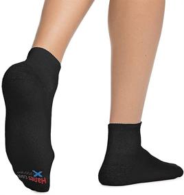 img 2 attached to Hanes X Temp Comfort Ankle 6 Pack_Black_6 12