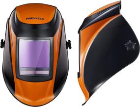 img 3 attached to Enhanced Visibility and Comfort with PROWELD 3 86 Darkening Lightweight Orange Internal Adjusting