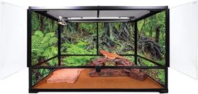 img 1 attached to 🦎 Carolina Custom Cages Terrarium: Tall Large 36Lx18Dx24H - Easy Assembly for Effortless Set-Up