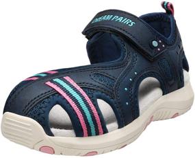 img 4 attached to 👦 Dream Pairs Toddler Hydro 2K Breathable Boys' Sandals: The Perfect Summer Footwear
