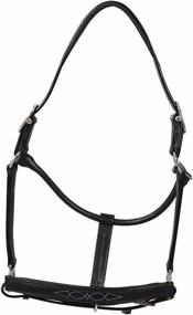 img 2 attached to 🐴 Premium Oakb Cob Halter: Henri de Rivel HDR Pro Fancy Padded Rolled Throat Halter