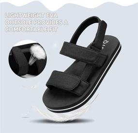 img 2 attached to 👞 STQ Lightweight Toddler Sandals - Little Boys' Shoes and Sandals