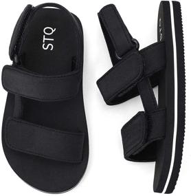 img 4 attached to 👞 STQ Lightweight Toddler Sandals - Little Boys' Shoes and Sandals