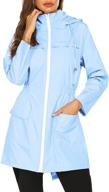 besshopie windbreaker waterproof lightweight raincoat women's clothing for coats, jackets & vests logo