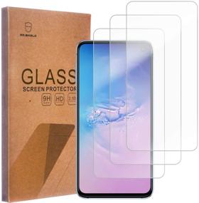 img 3 attached to 📱 3-пакет защитных стекол Mr.Shield Tempered Glass Screen Protectors для Samsung Galaxy S10e с пожизненной заменой