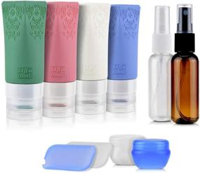 img 4 attached to 🧴 PACETAP Refillable Toiletries Containers: Approved and Convenient Solution!