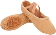 🩰 dansgirl canvas split sole ballet shoes for women & kids - classic dancing slippers in sizes 3.5m to 12m logo