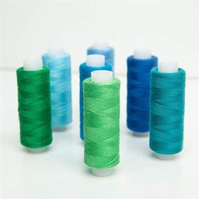 img 1 attached to 🧵 Bilieasy Sewing Thread Set - 30 PCS All Purpose Polyester Thread Kit for Hand or Machine Sewing (30 Colors, 250 Yards Each)