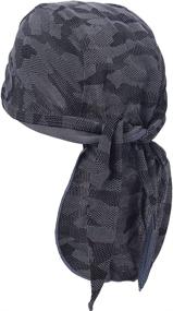 img 2 attached to 🧢 Sweat-Wicking Beanie Skull Cap: FORBUSITE's Dew Rag Doo Rag Du Rag for Men Women